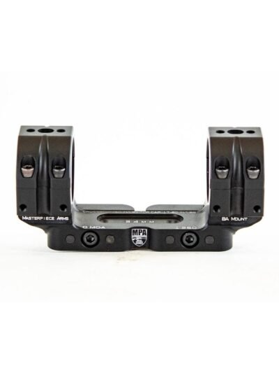 MPA Bolt Action Scope Rings 30mm 1.125" Height Black