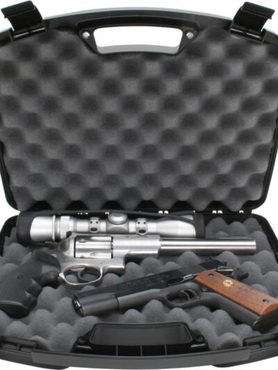 MTM Snap-Latch Two 2 Pistol Case for Up to 8" Barrel - Black