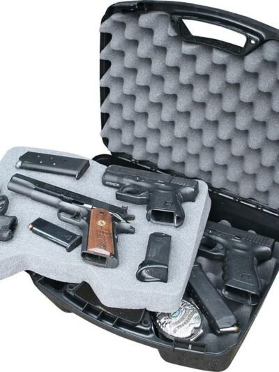 MTM Snap-Latch Four 4 Pistol Case for Up to 8" Barrel - Black