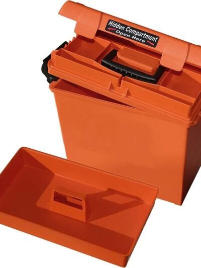 MTM 15" x 8.8" x 9.4" Sportsmen's Plus Utility Dry Box Orange