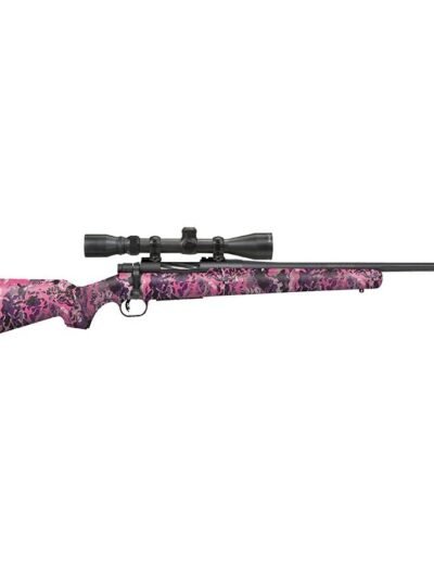 Mossberg Patriot Compact/Short LOP Super Bantam 243 Win Rifle 5rd Magazine 20? Barrel Pink
