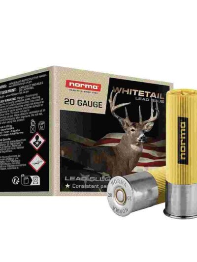 Norma WhiteTail Shotshells 20ga 2-3/4" 7/8oz 1345 fps Slug 25/ct