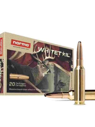 Norma WhiteTail Rifle Ammunition 6.5 Creedmoor 140gr PSP 2657 fps 20/ct