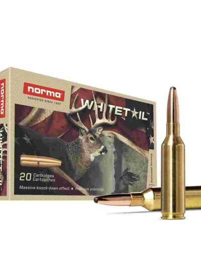 Norma WhiteTail Rifle Ammunition 6.5 PRC 140gr PSP 2657 fps 20/ct