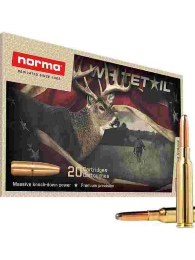 Norma WhiteTail Rifle Ammunition 6.5x55 SE 156gr PSP 2559 fps 20/ct