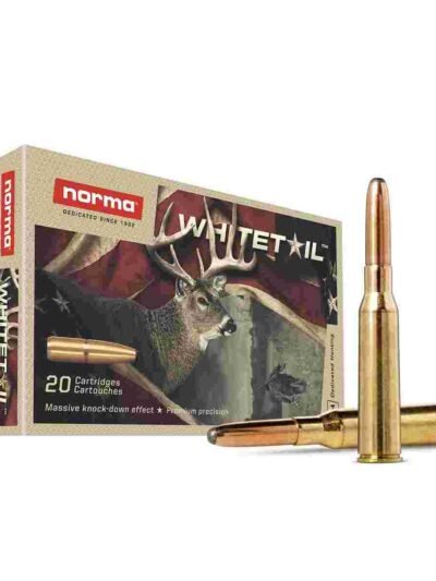 Norma WhiteTail Rifle Ammunition 7.7 Jap 174gr PSP 2493 fps 20/ct