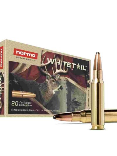 Norma WhiteTail Rifle Ammunition .308 Win 150gr PSP 2789 fps 20/ct