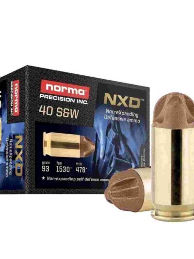 Norma NXD Handgun Ammunition .40 S&W 93gr NXD 1531 fps 20/ct