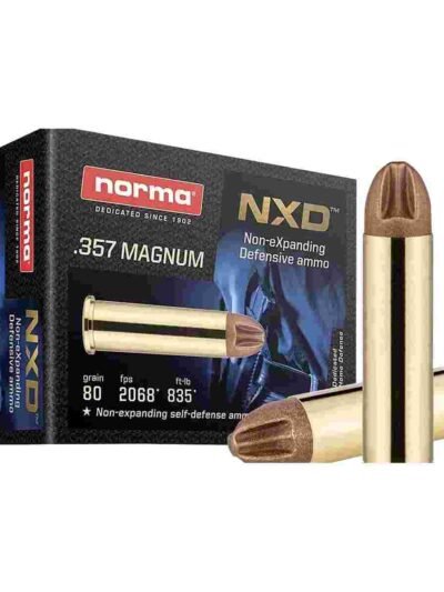 Norma NXD Handgun Ammunition .357 Mag 80gr NXD 2068 fps 20/ct