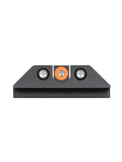 Night Fision Tritium Night Sight Set Orange Front Black U-Notch Back for Glock