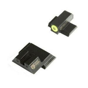 Perfect Dot NS Set w/Yellow Front + Black Square Rear Fits S&W M&P
