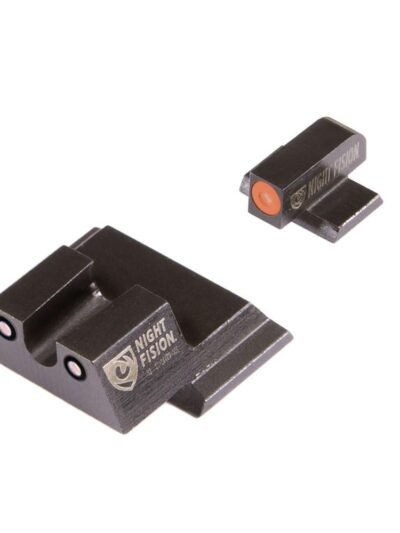Night Fision Perfect Dot Night Sight Set Orange Front Black Rear for S&W M&P Shield