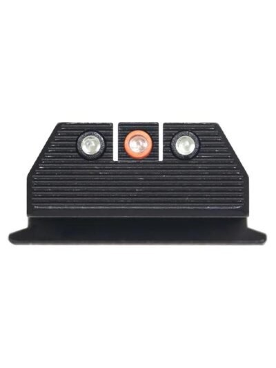 Night Fision Optics Ready Stealth Night Sight Set Orange Front Black Back for S&W M&P 9 Shield Plus