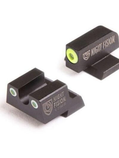 Perfect Dot NS Set w/Yellow Front + Black Square Rear Fits Springfield XD
