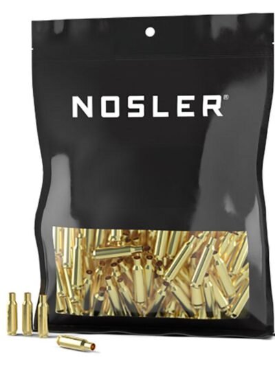 Nosler Unprimed Unprepped Brass Rifle Cartridge Cases .204 Ruger 250/ct (BULK)