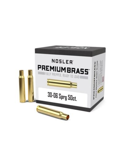 Nosler Unprimed Brass Rifle Cartridge Cases .30-06 Sprg 50/ct