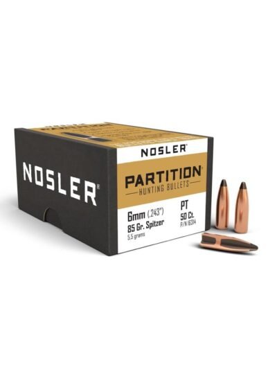 Nosler Partition Rifle Bullets 6mm .243" 85 gr SPT 50/ct