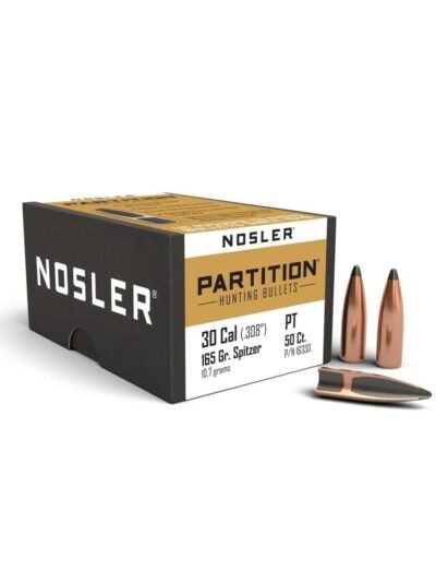 Nosler Partition Rifle Bullets .30 cal .308" 165 gr SPT 50/ct