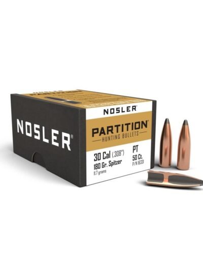 Nosler Partition Rifle Bullets .308 cal .308" 180 gr SPT 50/ct