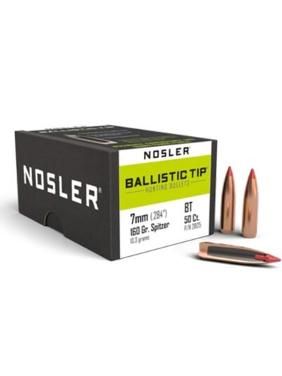 Nosler Ballistic Tip Hunting Rifle Bullets 7mm .284" 160gr 50/rd