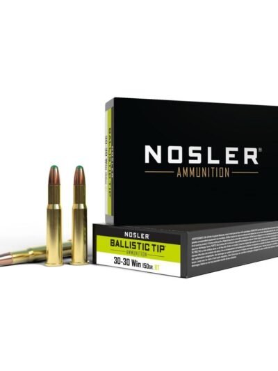 Nosler Ballistic Tip Hunting Rifle Ammunition 30-30 Win 150gr PT 2390 fps 20/ct