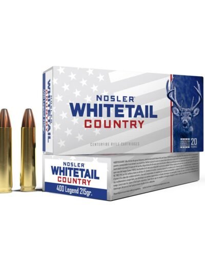 Nosler Whitetail Country Rifle Ammunition 400 Legend 215gr JSP 20/ct