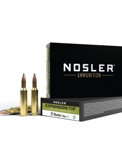 Nosler E-Tip rifle Ammunition .22 Nosler 55gr ETIP 3500 fps 20/ct