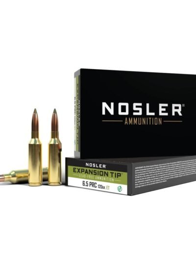 Nosler E-Tip Rifle Ammunition 6.5 PRC 120gr E-Tip 3100 fps 20/ct