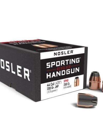 Nosler Sporting Handgun Revolver Bullets .44 cal .429" 200 gr JHP 250/ct