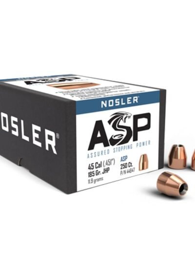 Nosler Custom Competition Bullets .45 cal .451" 185 gr JHP 250/ct