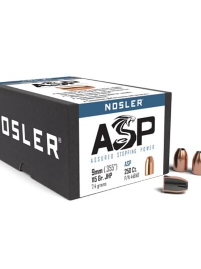 Nosler Sporting Handgun Pistol Bullets .355 cal .355" 115 gr JHP 250/ct