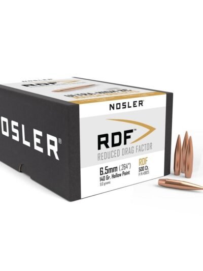 Nosler RDF Match Rifle Bullets 6.5mm .264" 140 gr HPBT 500/ct