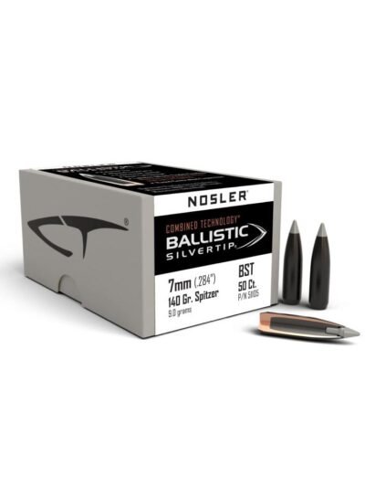 Nosler Ballistic SilverTip Hunting Rifle Bullets 7mm .284" 140 gr SBT-BSTIP 50/ct