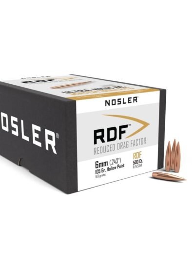 Nosler RDF Match Rifle Bullets 6mm .243" 105 gr HPBT 500/ct