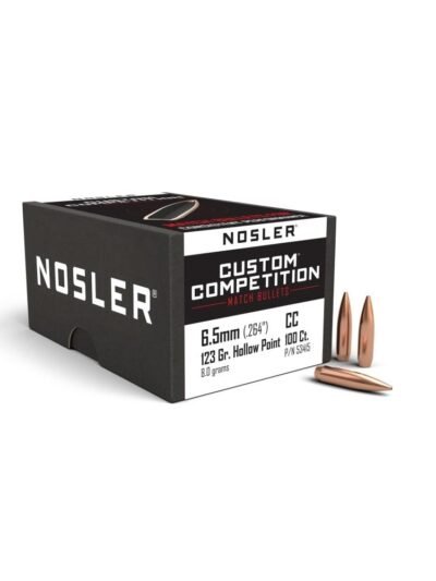 Nosler Custom Competition Rifle Bullets 6.5mm .264" 123 gr HPBT 100/ct