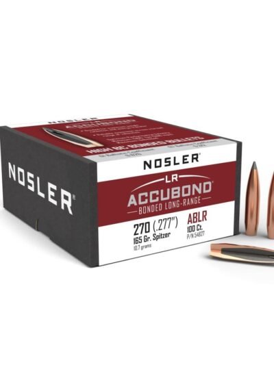Nosler AccuBond Long Range Rifle Bullets .270 cal .0277" 165 gr ABLR 100/ct