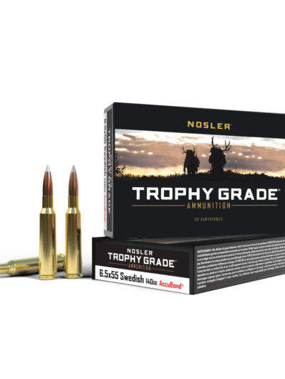 Nosler Accubond Trophy Grade Rifle Ammunition 6.5x55 Mauser 140 gr PT 2650 fps 20/ct