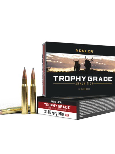 Nosler Accubond Long Range Trophy Grade Rifle Ammunition .30-06 Sprg 168 gr PT 2800 fps 20/ct