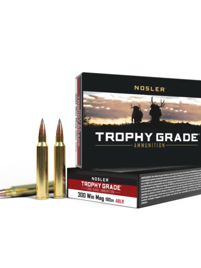 Nosler Accubond Long Range Trophy Grade Rifle Ammunition 300 Win Mag 190 gr PT 2870 fps 20/ct
