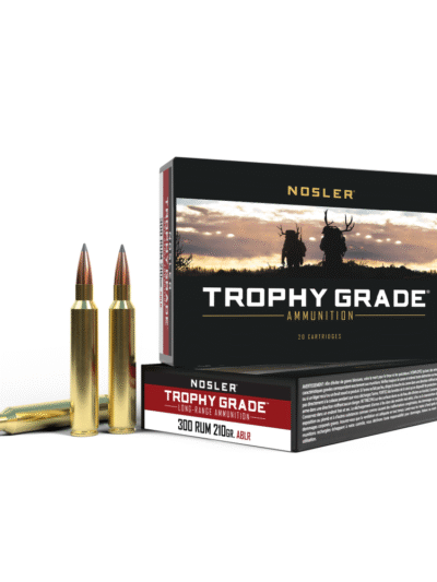 Nosler Accubond Long Range Trophy Grade Rifle Ammunition .300 Rum 210 gr PT 2920 fps 20/ct