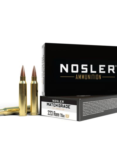 Nosler RDF Match Grade Rifle Ammunition .223 Rem 70gr OTM 2850 fps 20/ct