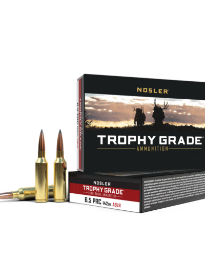 Nosler Accubond Long Range Trophy Grade Rifle Ammunition 6.5 PR 142 gr PT 2900 fps 20/ct