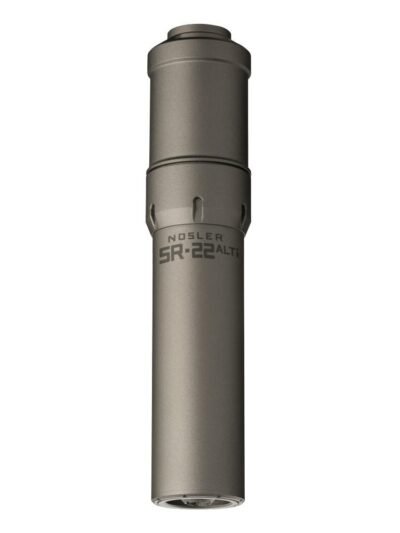Nosler Suppressor SR-22 ALTi 1/2x28 .22 LR 7.53" Grey