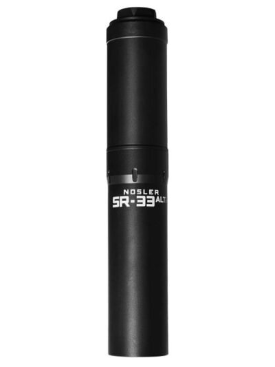 Nosler SR-33 ALTi Direct Thread Suppressor .338 Magnum - Black w/HUB Adapter