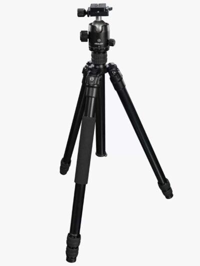 Athlon Midas AL28 Aluminum Tripod 17" - 65" Black with Soft Sided Carrying Case