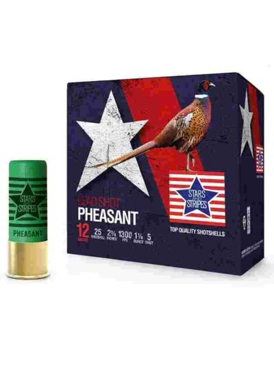 PPU Stars & Stripes Pheasant Load Shotshells 12ga 2-3/4'' 1-1/4oz 1300 fps #5 25/ct