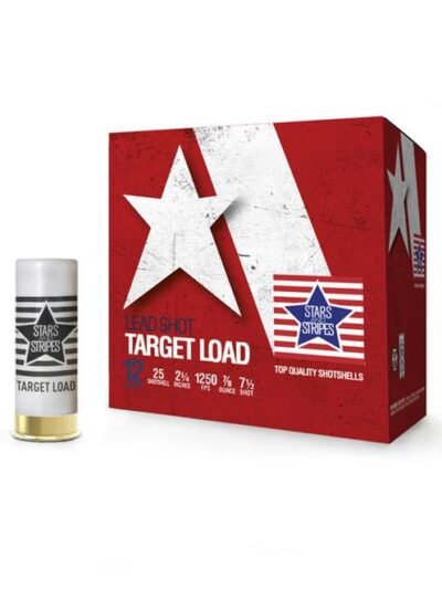 Star & Stripes Target Load Shotshells 12ga 2-3/4" 7/8oz 1250 fps #7.5 25/ct