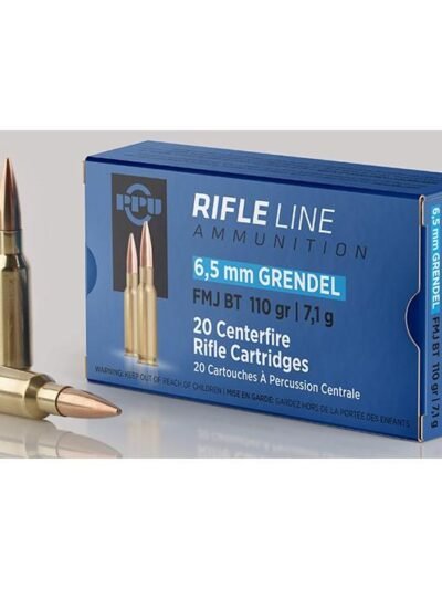 PPU Rifle Ammunition 6.5 Grendel FMJ 110gr 2756 fps 20/ct