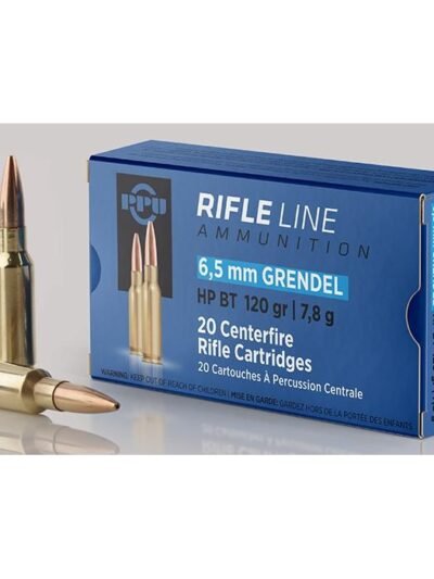 PPU Rifle Ammunition 6.5 Grendel HPBT 120gr 2674 fps 20/ct