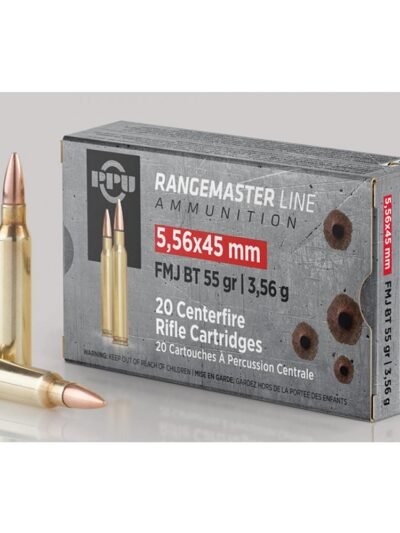 5.56x45 RangeMaster FMJBT 55gr 20 Rounds